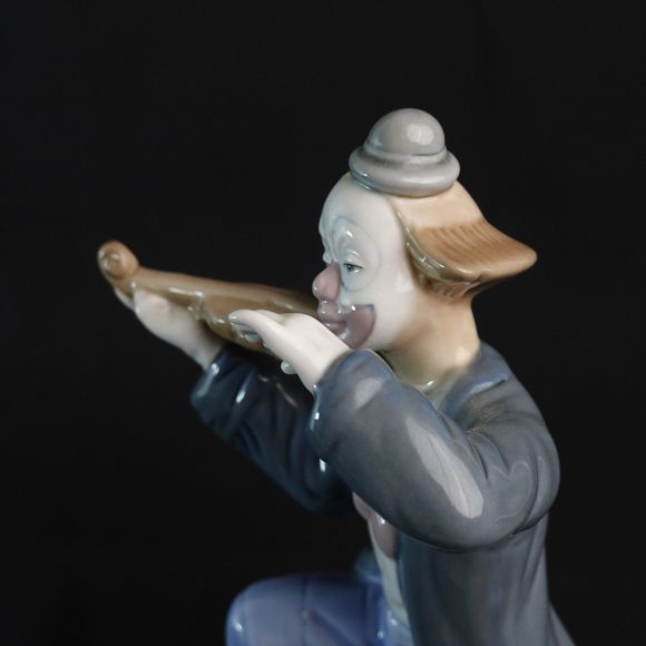 VTG Paul Sebastian Clown Porcelain Figurine Playing Violin Made In Mexico 1992 - Picture 16 of 16